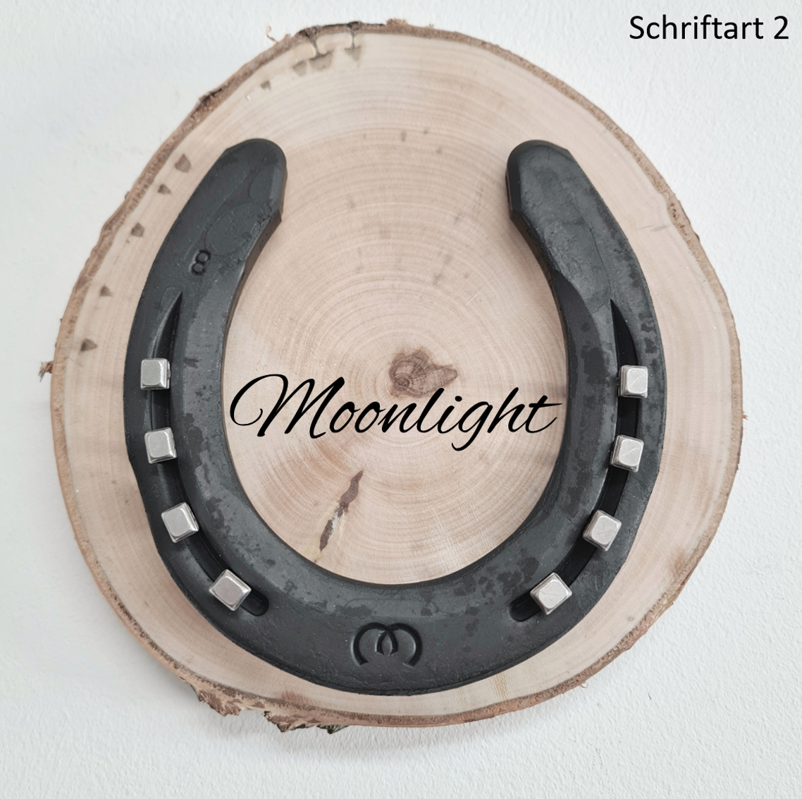 Glücksspur mit Name Schwarz