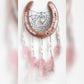 Dream Catcher with Names Copper-Anthracite- Dusky Pink